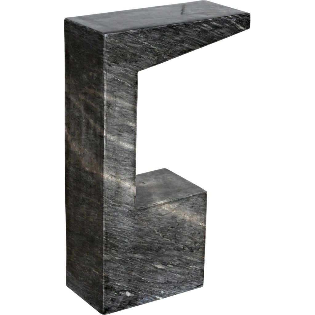 Primary vendor image of Noir Aero Side Table, B - Marble, 8"
