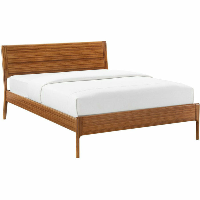 Greenington Ventura Solid Moso Bamboo Platform Bed, Amber