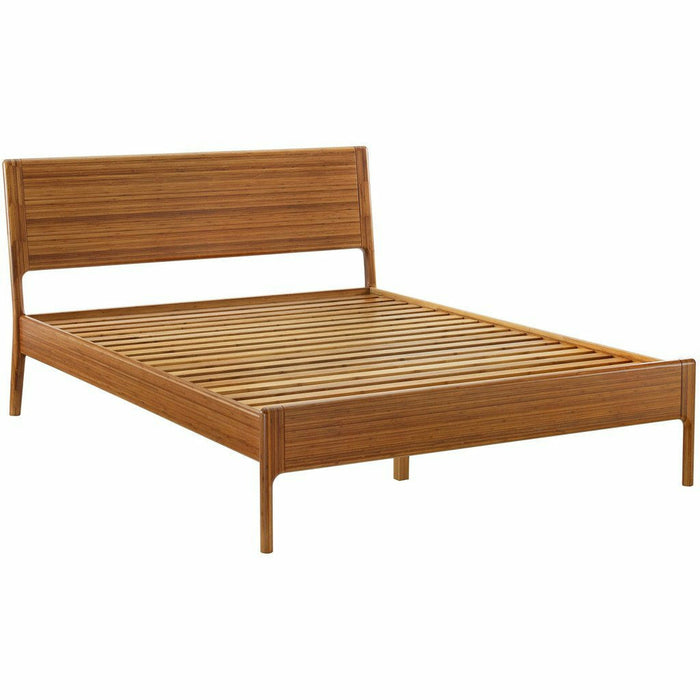Greenington Ventura Solid Moso Bamboo Platform Bed, Amber