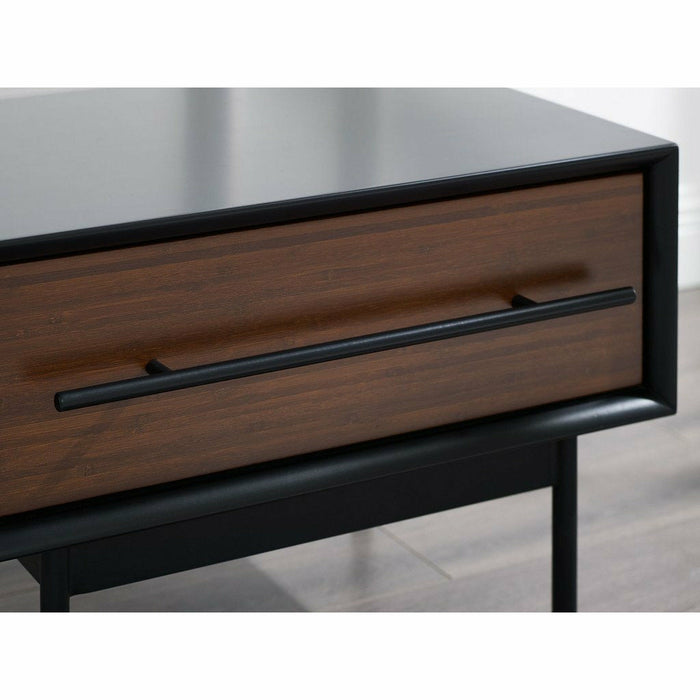 Greenington Park Avenue Solid Moso Bamboo 1 Drawer Nightstand, Ruby