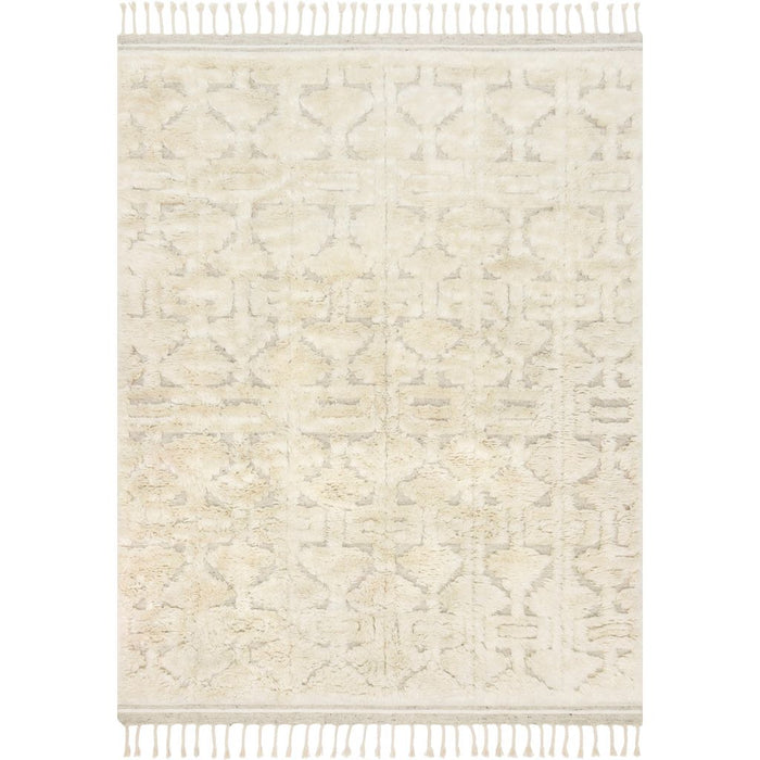 Loloi Hygge YG-03 Contemporary Hand Loomed Area Rug-Rugs-Loloi-Ivory-1'-6" x 1'-6" Sample-Heaven's Gate Home, LLC