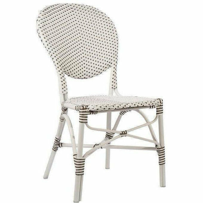 Sika-Design Alu Affaire Isabell Rattan Dining Side Chair, Outdoor-Dining Chairs-Sika Design-Heaven's Gate Home, LLC