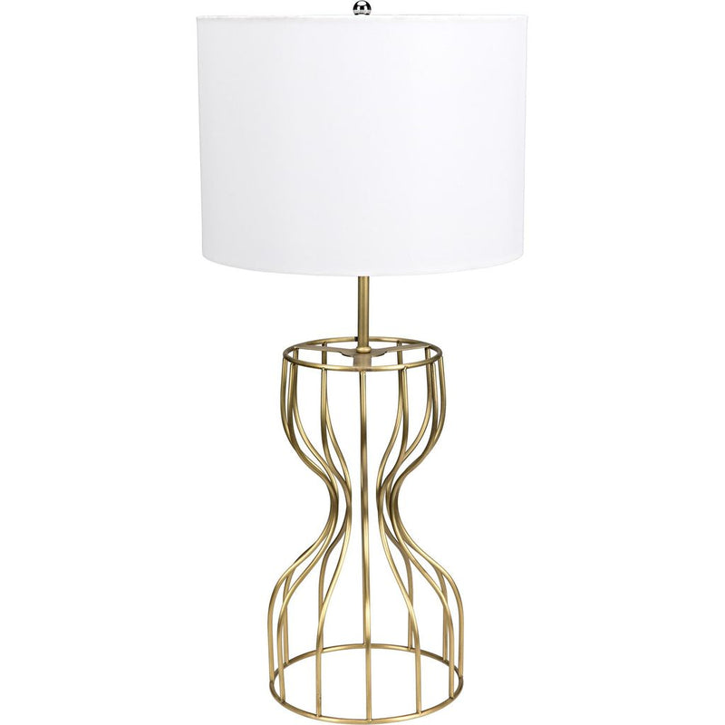 Primary vendor image of Noir Perry Table Lamp w/ Shade, Metal w/ Brass Finish, 14