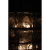 Noir Carnegie Chandelier, Large, Black Steel - Metal & Glass
