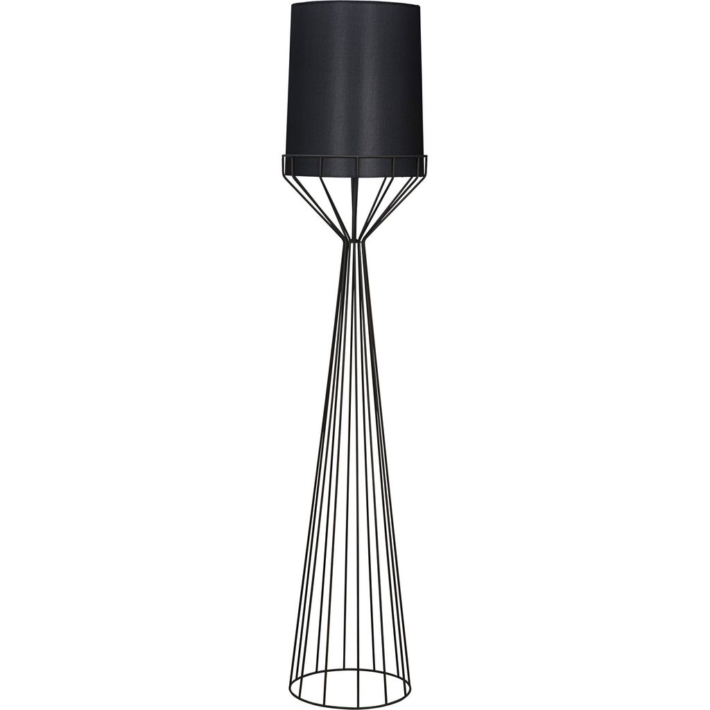 Primary vendor image of Noir Portal Floor Lamp, A, Black Steel