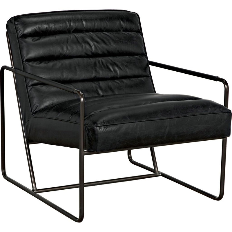 Primary vendor image of Noir Demeter Chair, Metal & Leather, 25