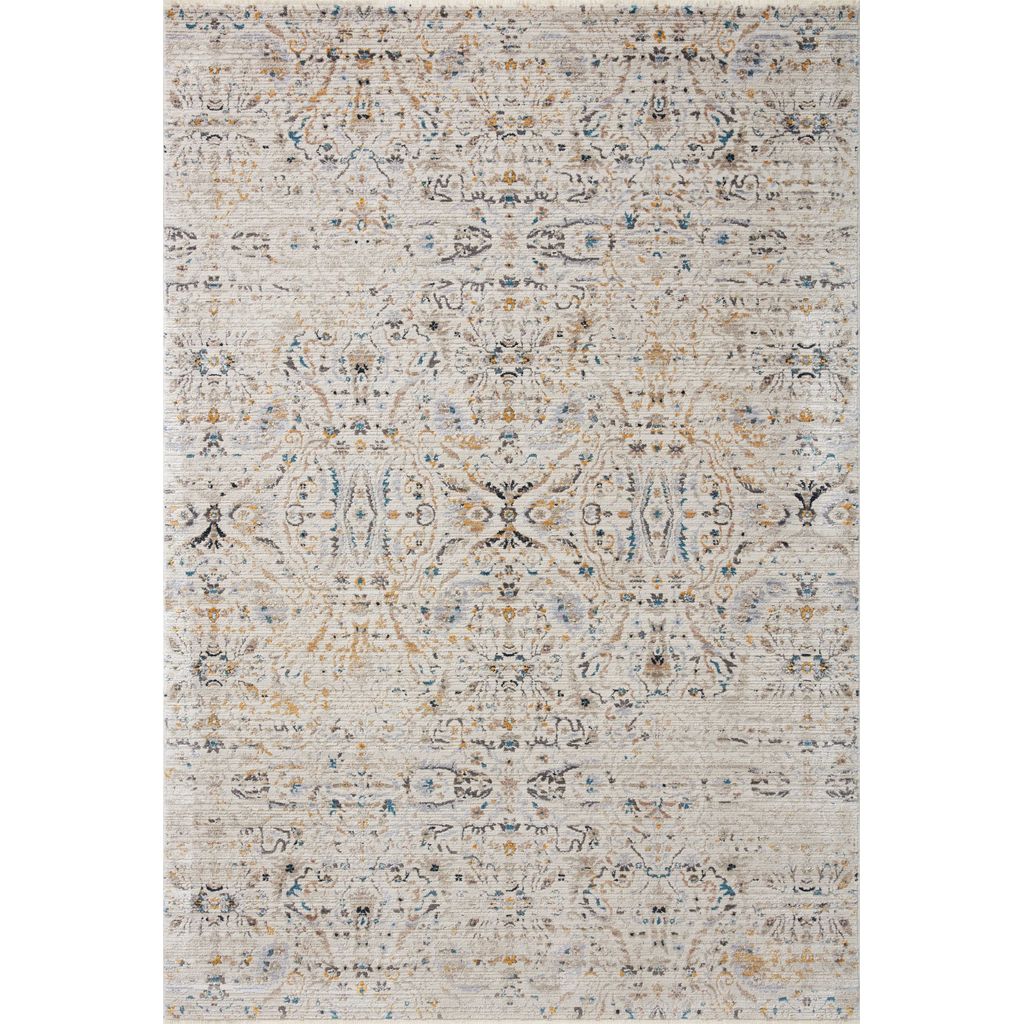 Loloi Leigh LEI-07 Transitional Power Loomed Area Rug-Rugs-Loloi-Ivory-18" x 18" Sample-Heaven's Gate Home, LLC
