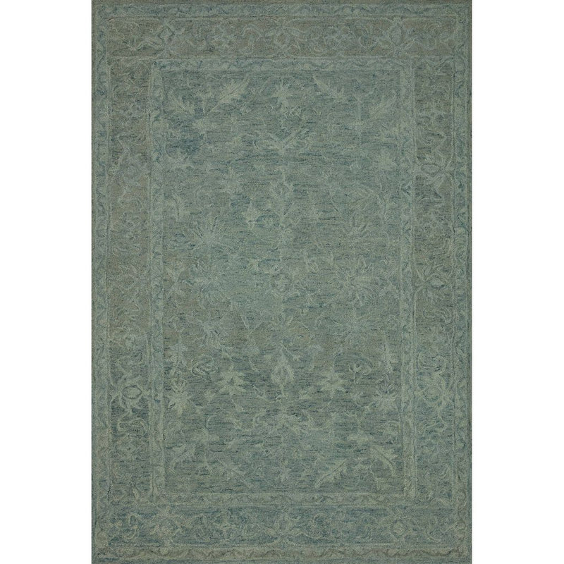 Loloi Lyle LK-05 Transitional Hooked Area Rug-Rugs-Loloi-Teal-2'-6