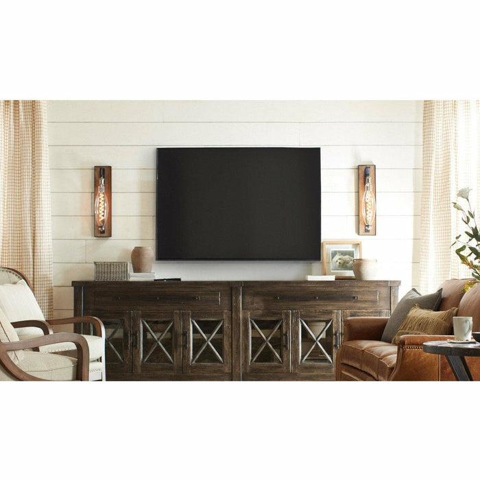 Carroll by Design The Row - Large Gray Barnwood Sconce-annieandel