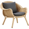 Sika-Design Icons Madame Chair w/ Cushion, Indoor-Lounge Chairs-Sika Design-Natural-Sunbrella Sailcloth Shade Seat and Back Cushion-Heaven's Gate Home, LLC