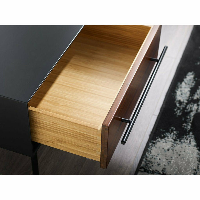 Greenington Park Avenue Solid Moso Bamboo 1 Drawer Nightstand, Ruby