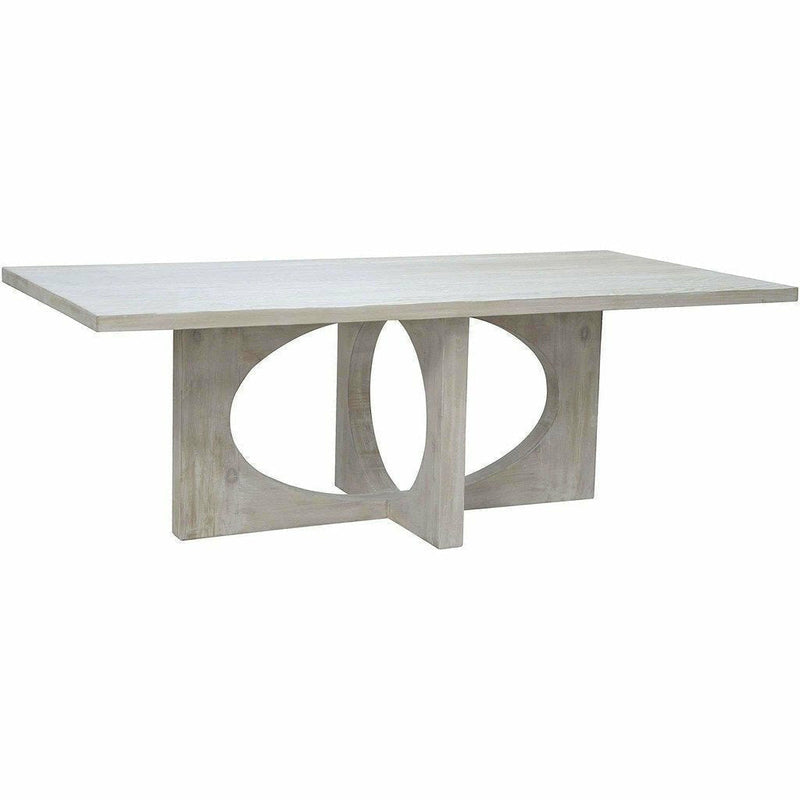 CFC Buttercup Reclaimed Lumber Dining Table, Gray Wash, 86