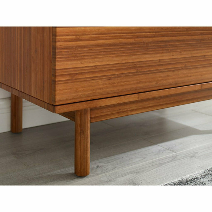 Greenington Ventura Solid Moso Bamboo 4 Drawer High Chest, Amber