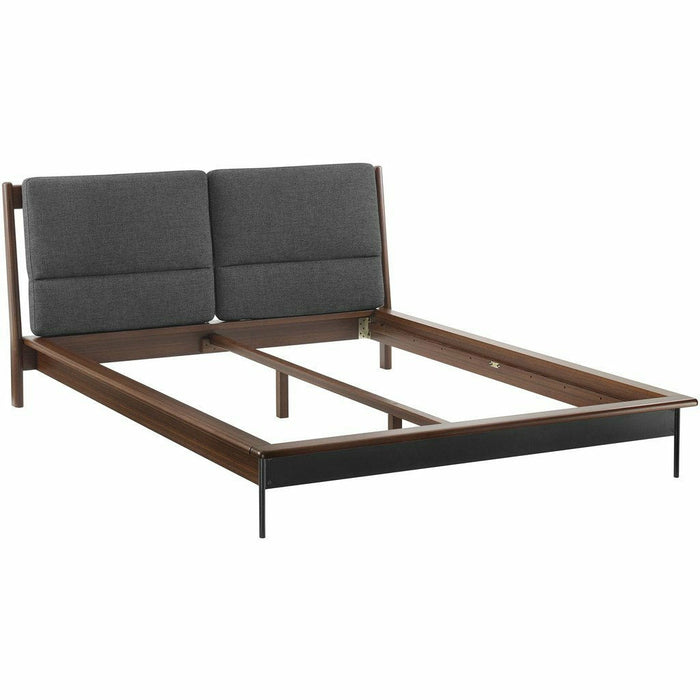 Greenington Park Avenue Solid Moso Bamboo Platform Bed with Fabric, Ruby