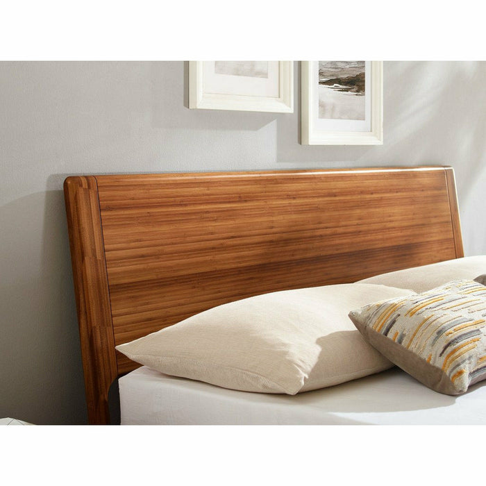 Greenington Ventura Solid Moso Bamboo Platform Bed, Amber