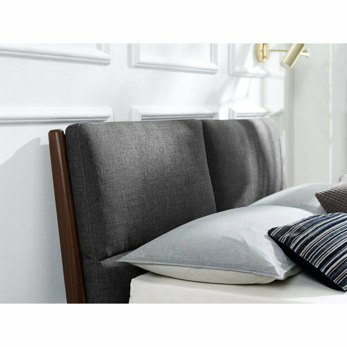 Greenington Park Avenue Solid Moso Bamboo Platform Bed with Fabric, Ruby