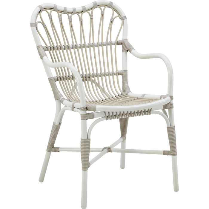 Sika-Design Exterior Margret Dining Chair, Outdoor-Dining Chairs-Sika Design-White-Heaven's Gate Home, LLC