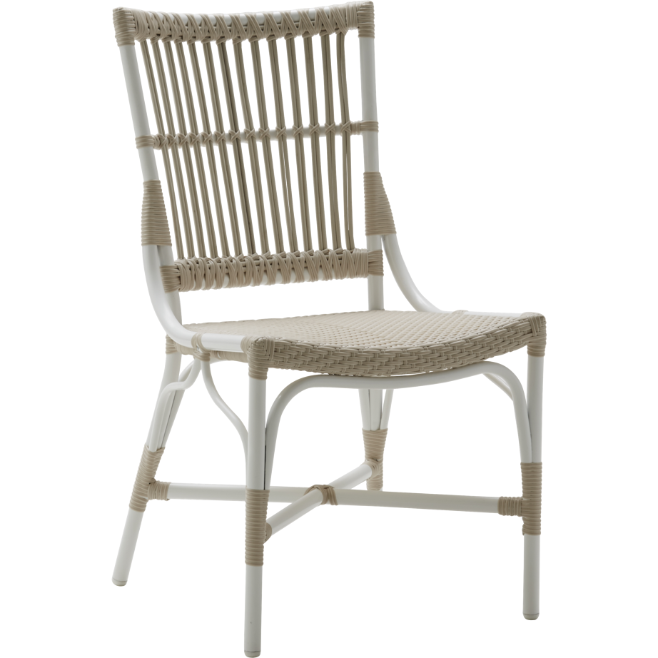 Sika-Design Exterior Piano Dining Side Chair, Outdoor-Dining Chairs-Sika Design-White-Heaven's Gate Home, LLC