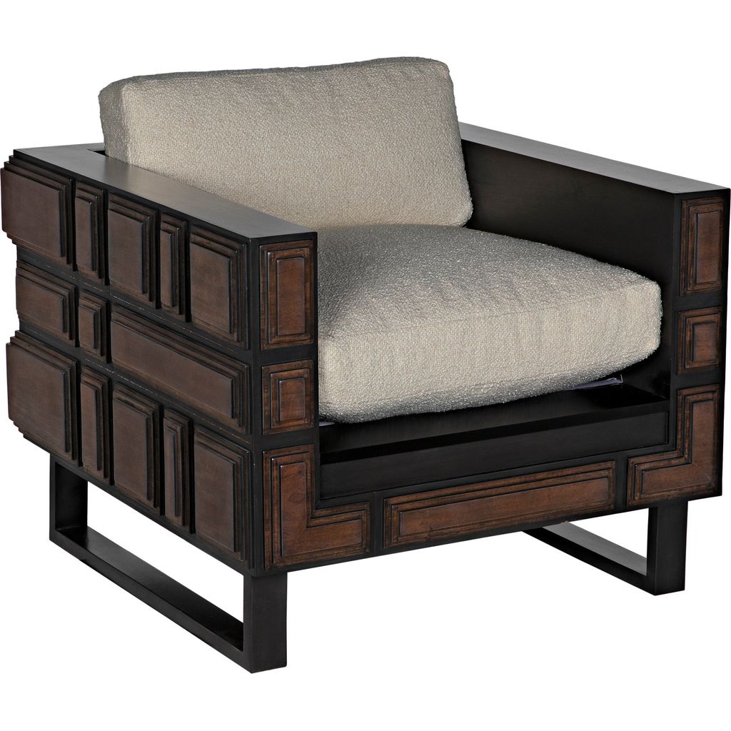 Primary vendor image of Noir Bonfantini Chair w/US Made Cushions, 35" W