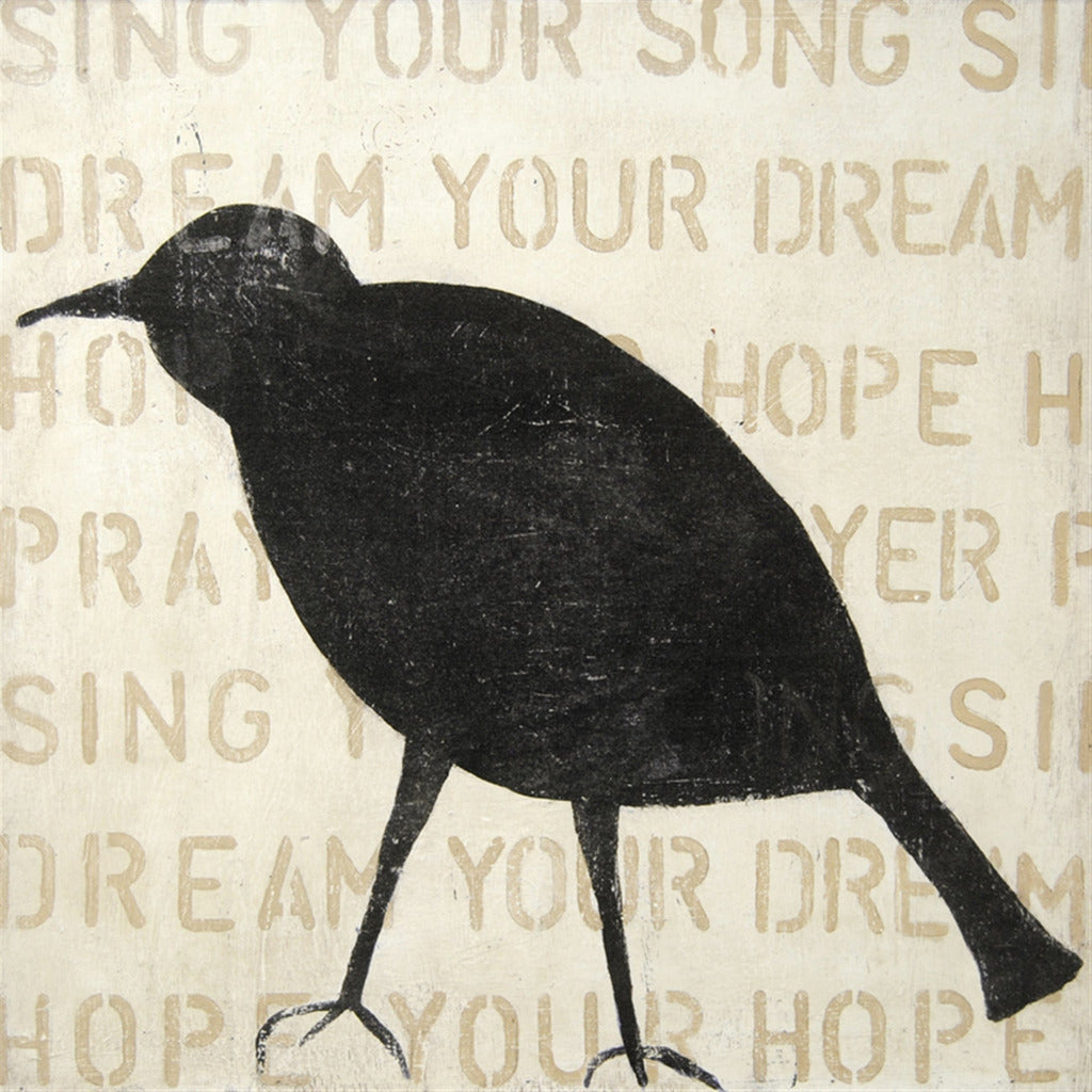 Sugarboo & Co. Bird Silhouette (Crow) Art Print