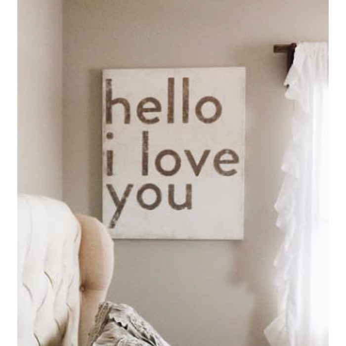 Sugarboo & Co. Hello I Love You Art Print