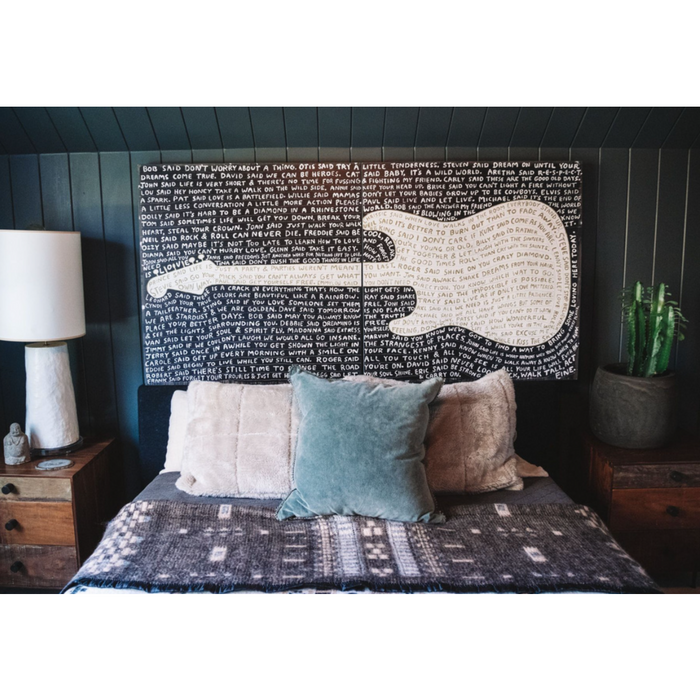 Sugarboo & Co. Legends Chartreuse, Black Background, Art Print