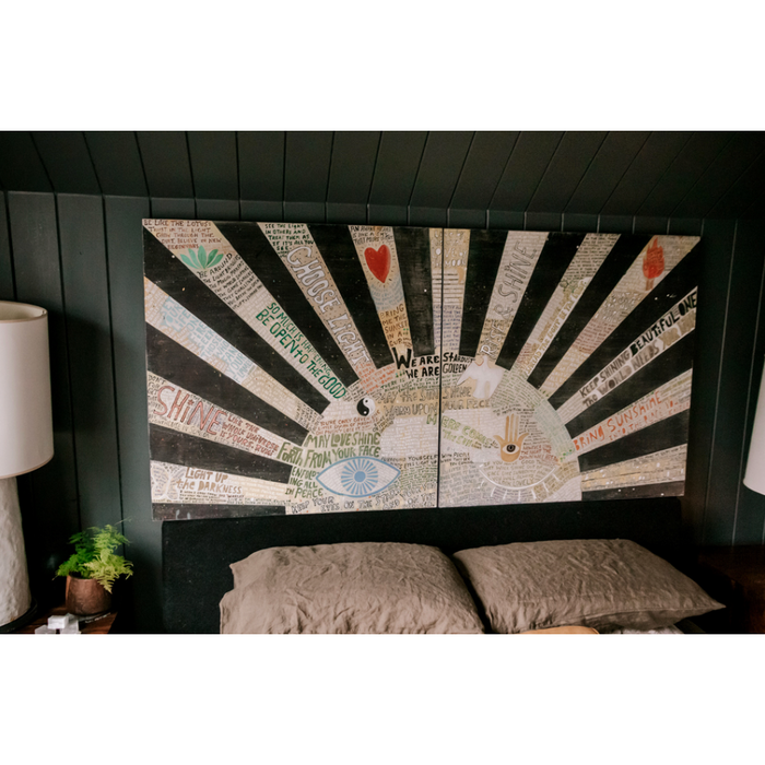 Sugarboo & Co. Choose Light (Black) Art Print, 2 Panels