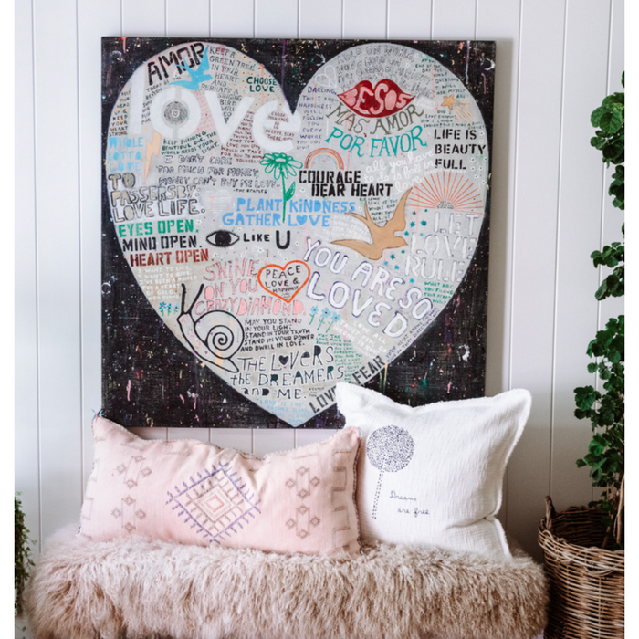 Sugarboo & Co. Choose Love (Black) Art Print