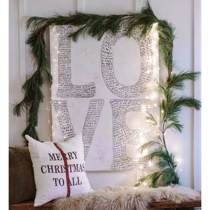 Sugarboo & Co. L-O-V-E in White, Art Print