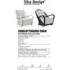 Sika Design Exterior Arne Jacobsen Charlottenborg Chair w/ Cushion, Outdoor-Lounge Chairs-Sika Design-Heaven's Gate Home, LLC
