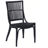 Sika Design Originals Piano Rattan Dining Side Chair, Indoor-Dining Chairs-Sika Design-Black-Heaven's Gate Home, LLC