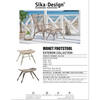 Sika-Design Exterior Monet Footstool, Outdoor-Stools-Sika Design-Heaven's Gate Home, LLC