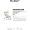 Sika-Design Exterior Monet Rocking Chair, Outdoor-Rocking Chairs-Sika Design-White-Heaven's Gate Home, LLC