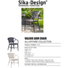 Sika-Design Alu Affaire Valerie Dining Chair, Outdoor-Dining Chairs-Sika Design-White-Heaven's Gate Home, LLC