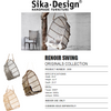 Sika-Design Originals Rattan Renoir Swing/Hanging Chair w/Cushion, Antique, Indoor-Hanging Chairs-Sika Design-Antique-Heaven's Gate Home, LLC