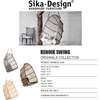 Sika-Design Originals Rattan Renoir Swing/Hanging Chair w/ Cushion, Taupe, Indoor-Hanging Chairs-Sika Design-Taupe-Heaven's Gate Home, LLC