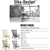Sika-Design Originals Monet High Back Lounge Chair and/or Stool, Indoor-Lounge Chairs-Sika Design-Heaven's Gate Home, LLC