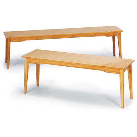 Greenington Currant Solid Bamboo Short Bench, Caramelized