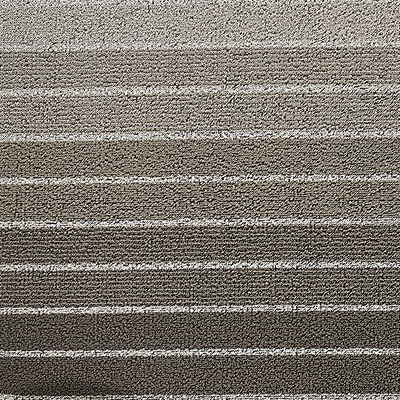 Chilewich Block Stripe Shag Doormat - Taupe