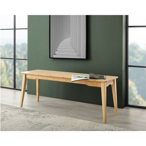 Greenington Currant Solid Bamboo Short Bench, Caramelized