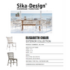 Sika-Design Exterior Elisabeth Dining Chair, Outdoor-Dining Chairs-Sika Design-Heaven's Gate Home, LLC