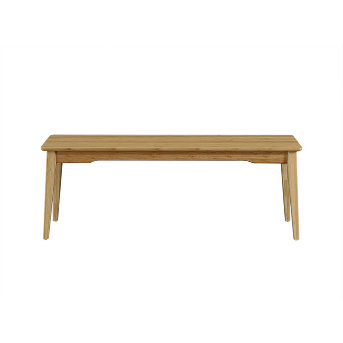 Greenington Currant Solid Bamboo Short Bench, Caramelized