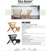Sika-Design Icons Viggo Boesen Fox Lounge Chair, Indoor-Lounge Chairs-Sika Design-Heaven's Gate Home, LLC