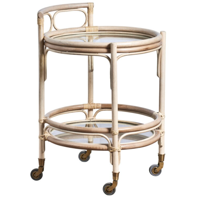 Sika Design Originals Romeo Trolley, Indoor-Bar Carts-Sika Design-Natural-Heaven's Gate Home, LLC