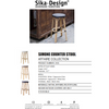 Sika-Design Affaire Simone Rattan Counter Stool, Stackable, Indoor/Covered Outdoor-Counter Stools-Sika Design-Heaven's Gate Home, LLC