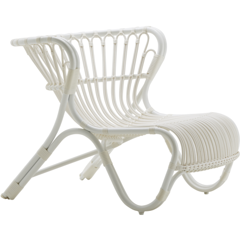 Sika-Design Exterior Fox Lounge Chair, Outdoor-Lounge Chairs-Sika Design-White-Heaven's Gate Home, LLC
