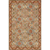 Loloi Victoria VK-10 Traditional Hooked Area Rug-Rugs-Loloi-Coral-1'-6" x 1'-6" Sample-Heaven's Gate Home, LLC