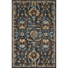Loloi Victoria VK-14 Traditional Hooked Area Rug-Rugs-Loloi-Blue-1'-6" x 1'-6" Sample-Heaven's Gate Home, LLC