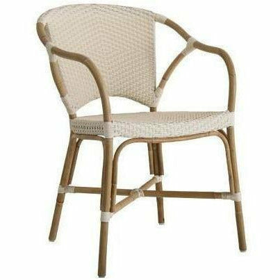 Sika-Design Affaire Sofie Valerie Rattan Stackable Dining Chair, Indoor/Covered Outdoor-Dining Chairs-Sika Design-Ivory-Heaven's Gate Home, LLC
