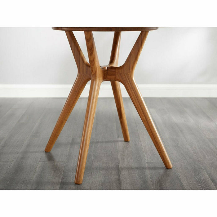 Greenington Sitka 36" Bamboo Round Dining Table, Amber